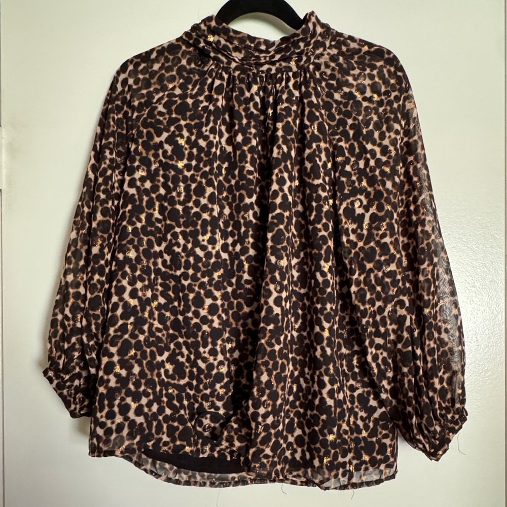 Sanctuary Animal Print Blouse